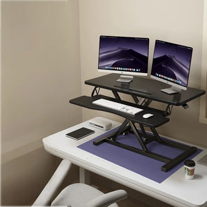 HomeWorker Max 91|Extra Large Double Layer Pneumatic Lifting Table — image 1