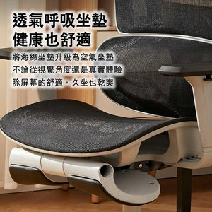 8-9 3D Lumbar Support Ergonomic Office Chair with Adjustable Armrests | Nylon Base | Mesh Seat | Adjustable Armrests | Footrest — image 9
