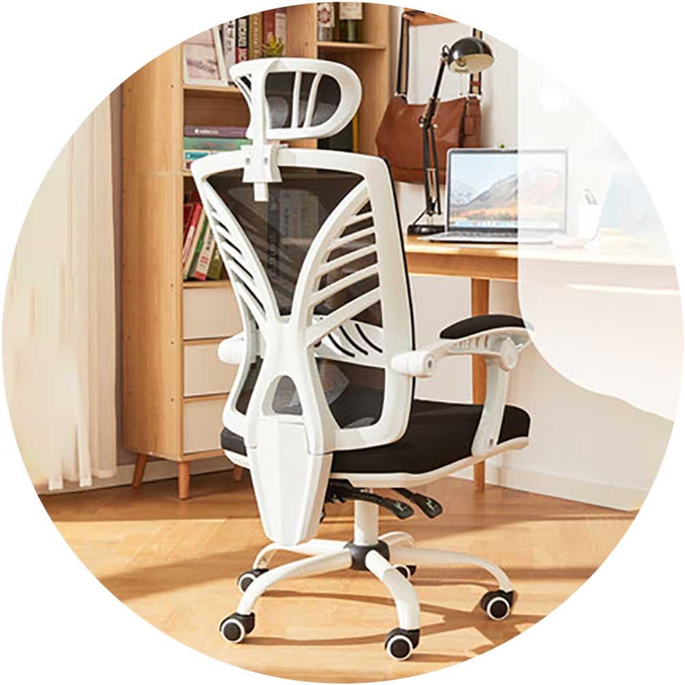 Ergonomic Reclining Office Chair (8-9 Options) | Butterfly Backrest | No Footrest | Adjustable Headrest — image 2