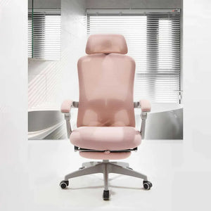 Ergonomic Office Chair with Lumbar Support, Adjustable Height and Streamlined Design|Nylon Base|Footrest|Adjustable Headrest — image 7