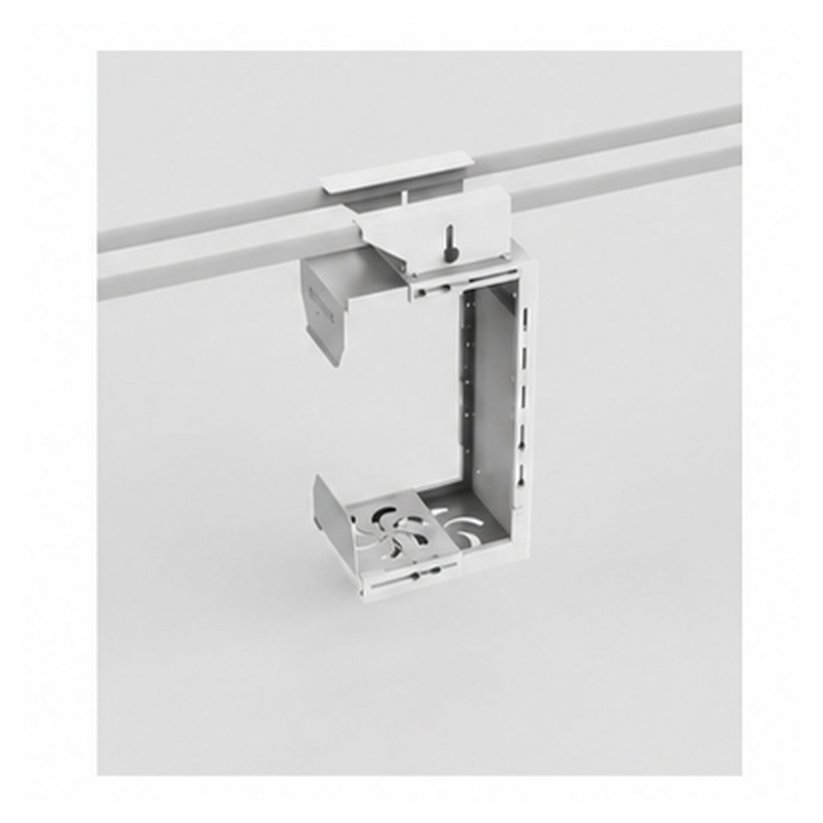 HomeWorker CoreMount 2mm Dual Crossbeam Under-Desk PC Mount | Small to Medium — image 2