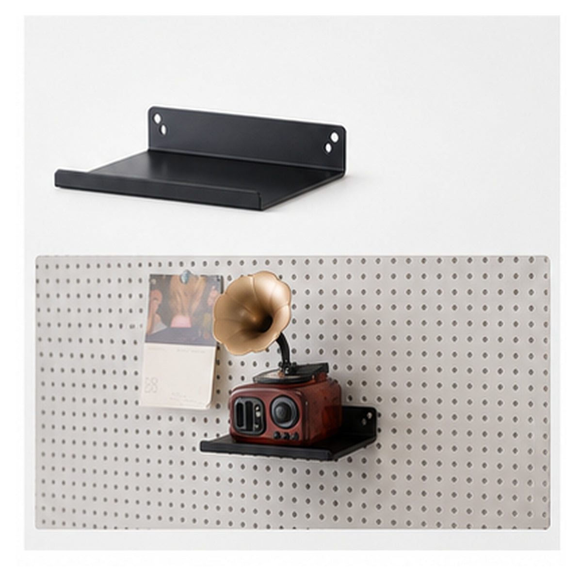 HomeWorker PegWall Folded Shelf | Pack of Two — image 2