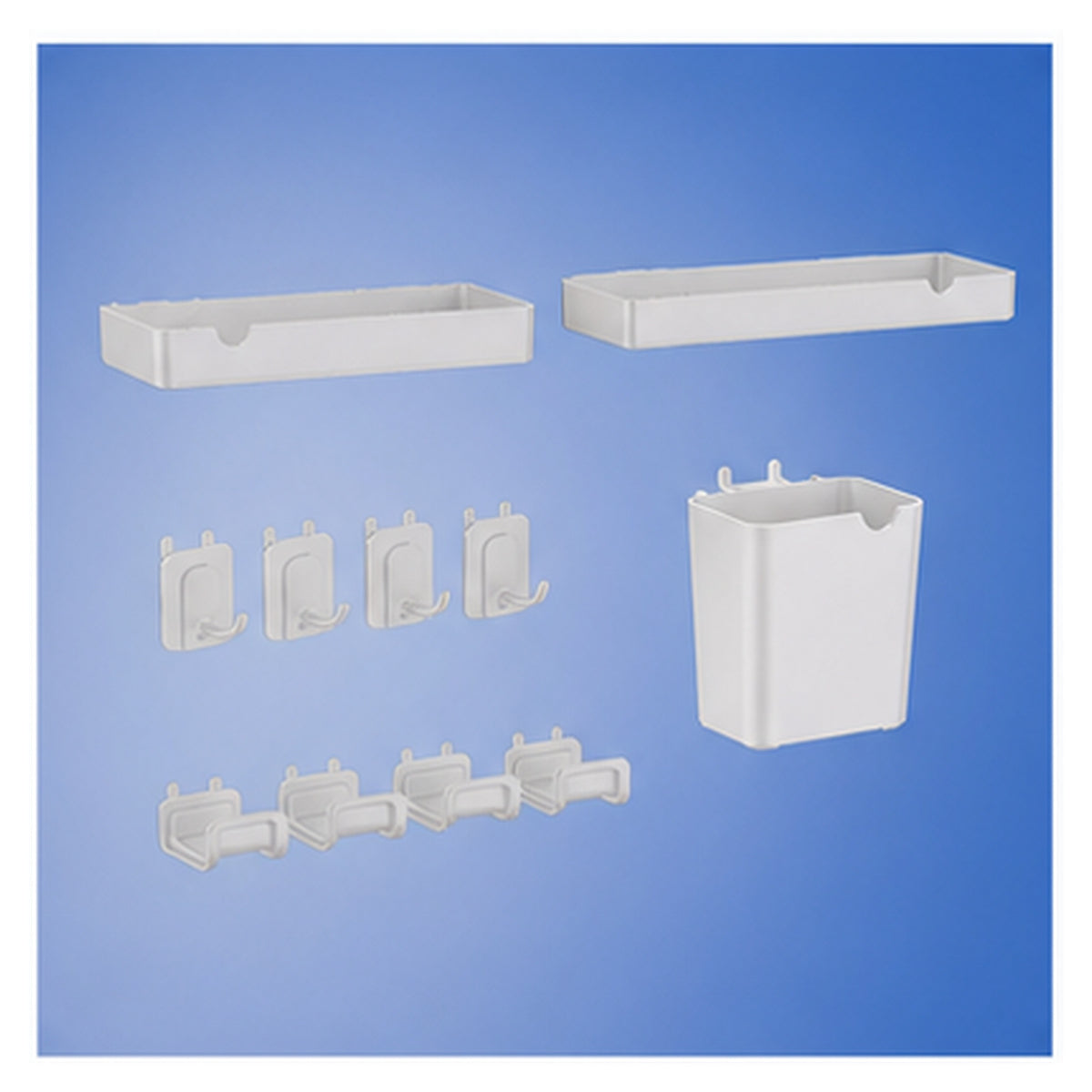 HomeWorker DeskGrid Pegboard Accessory Set — image 2