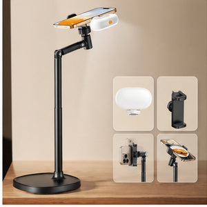 HomeWorker GlowView 補光燈俯拍手機支架 — image 1