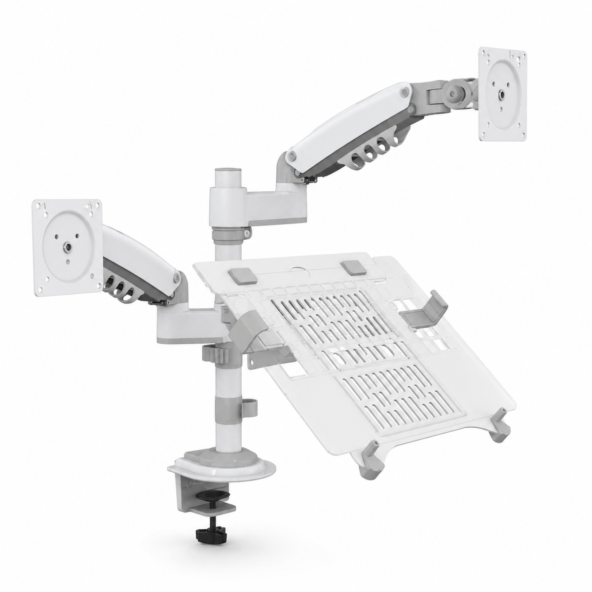 Dual Monitor and Laptop Tray Mount — image 2
