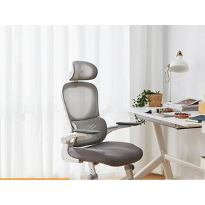 HomeWorker x 89間 Y7F Wide Seat 3D Armrest Fixed Leg Study Chair — image 1