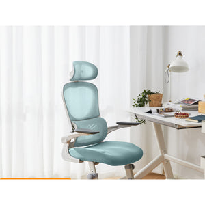 HomeWorker x 89間 Y7F Wide Seat 3D Armrest Fixed Leg Study Chair — image 2