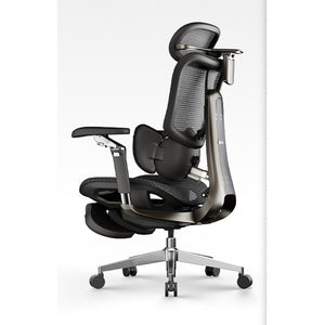 HomeWorker × 黑白調 E3 Ultra 5th Generation Smart Lumbar Support Ergonomic Chair — image 6