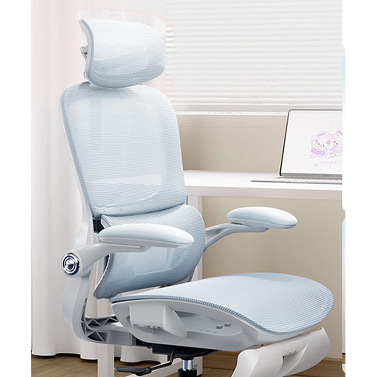 HomeWorker × Black & White Tune P2 Pro Ergonomic Study Chair for Teenagers — image 2