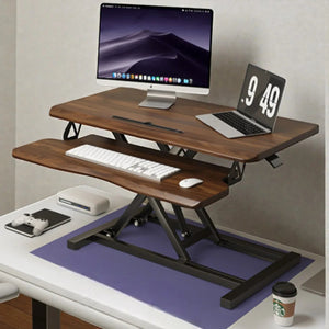 HomeWorker Wood 80｜實木面雙層氣壓升降台 — image 3