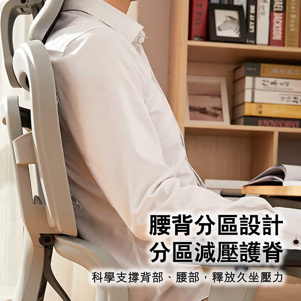 8-9 3D Lumbar Support Ergonomic Office Chair with Adjustable Armrests | Nylon Base | Mesh Seat | Adjustable Armrests | Footrest — image 13
