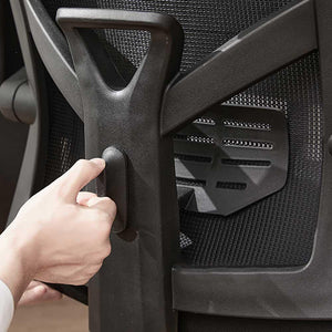 Eight-to-nine ergonomic reclinable office chairs | butterfly backrest | with footrest | adjustable headrest — image 6