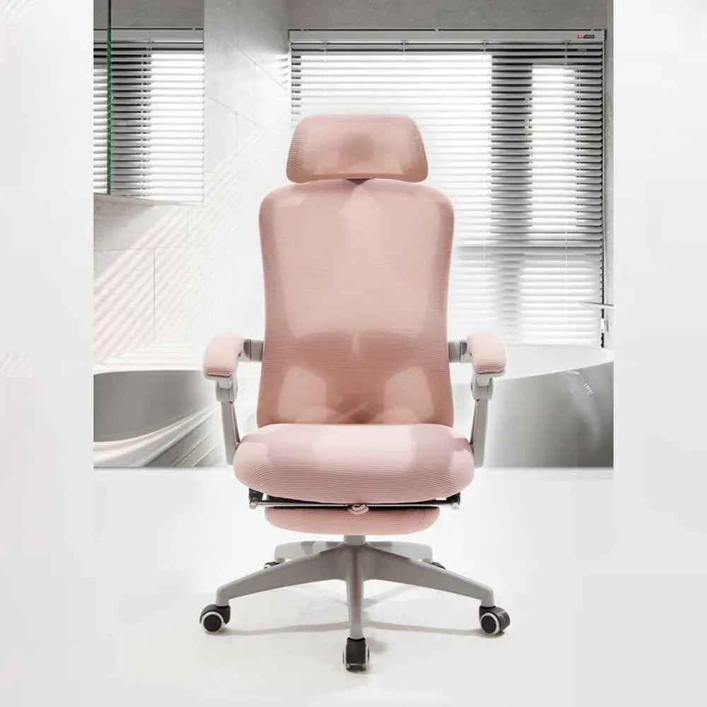 Ergonomic Office Chair with Lumbar Support, Adjustable Height and Streamlined Design｜Nylon Base｜Footrest｜Adjustable Headrest — image 7