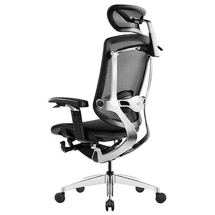 Ergoup T1人體工學頭枕可後仰辦公椅｜鋁合金椅腳｜旋轉升降扶手