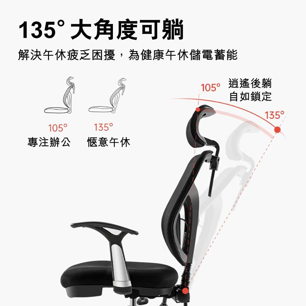 西昊M56 入門人體工學辦公椅｜尼龍椅腳｜固定扶手｜產品圖片 12｜HomeWorker 香港工作位選品
