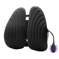 Microtouch Ergonomic Lumbar Support Cushion | Pneumatic Version | Dual Airbag Adjustment for Adjustable Lumbar Support