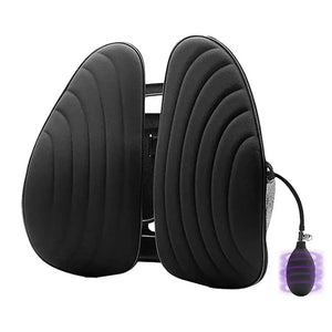 Microtouch Ergonomic Lumbar Support Cushion | Pneumatic Version | Dual Airbag Adjustment for Adjustable Lumbar Support — image 1