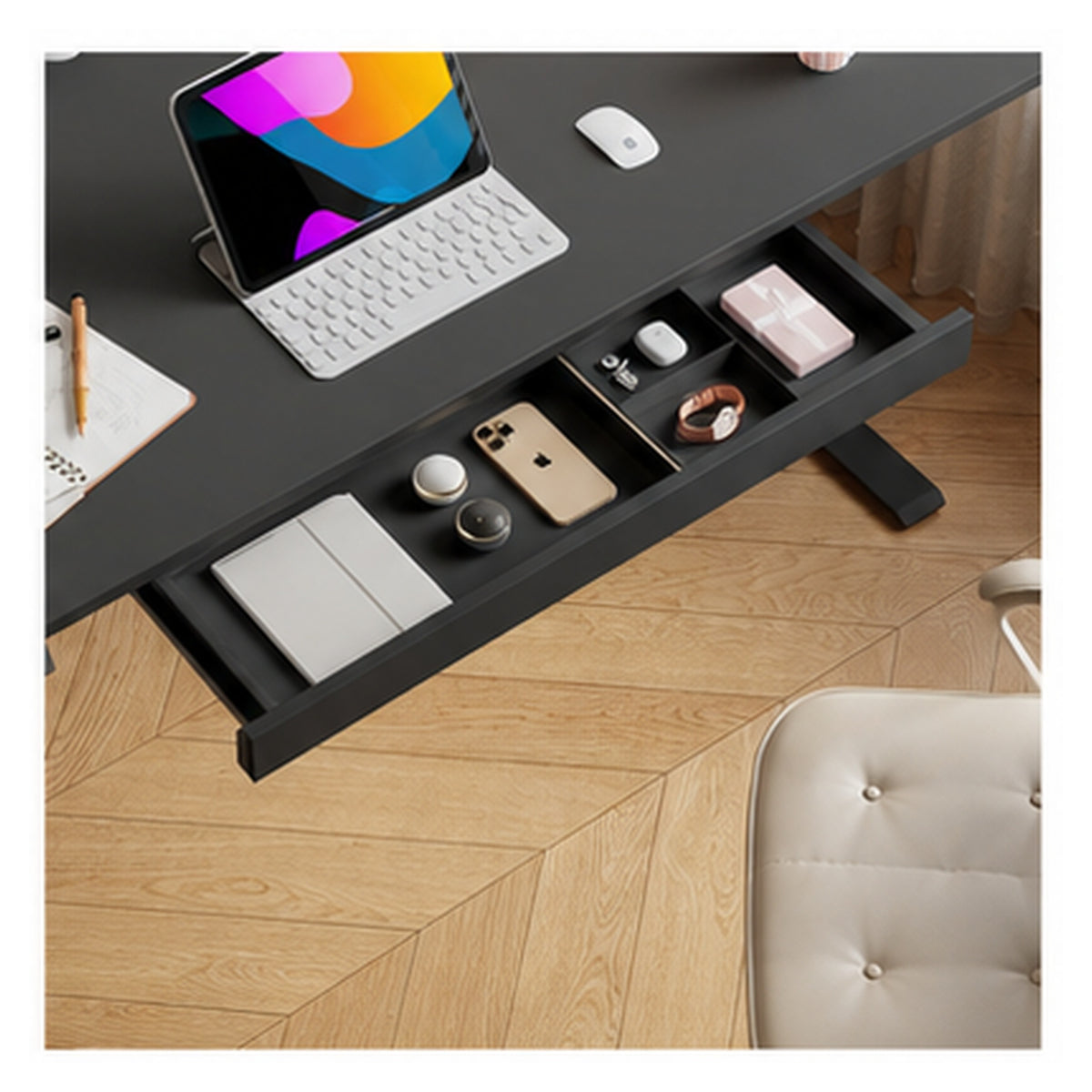 HomeWorker DeskVault C2 纖巧桌下抽屜｜518 mm — image 2