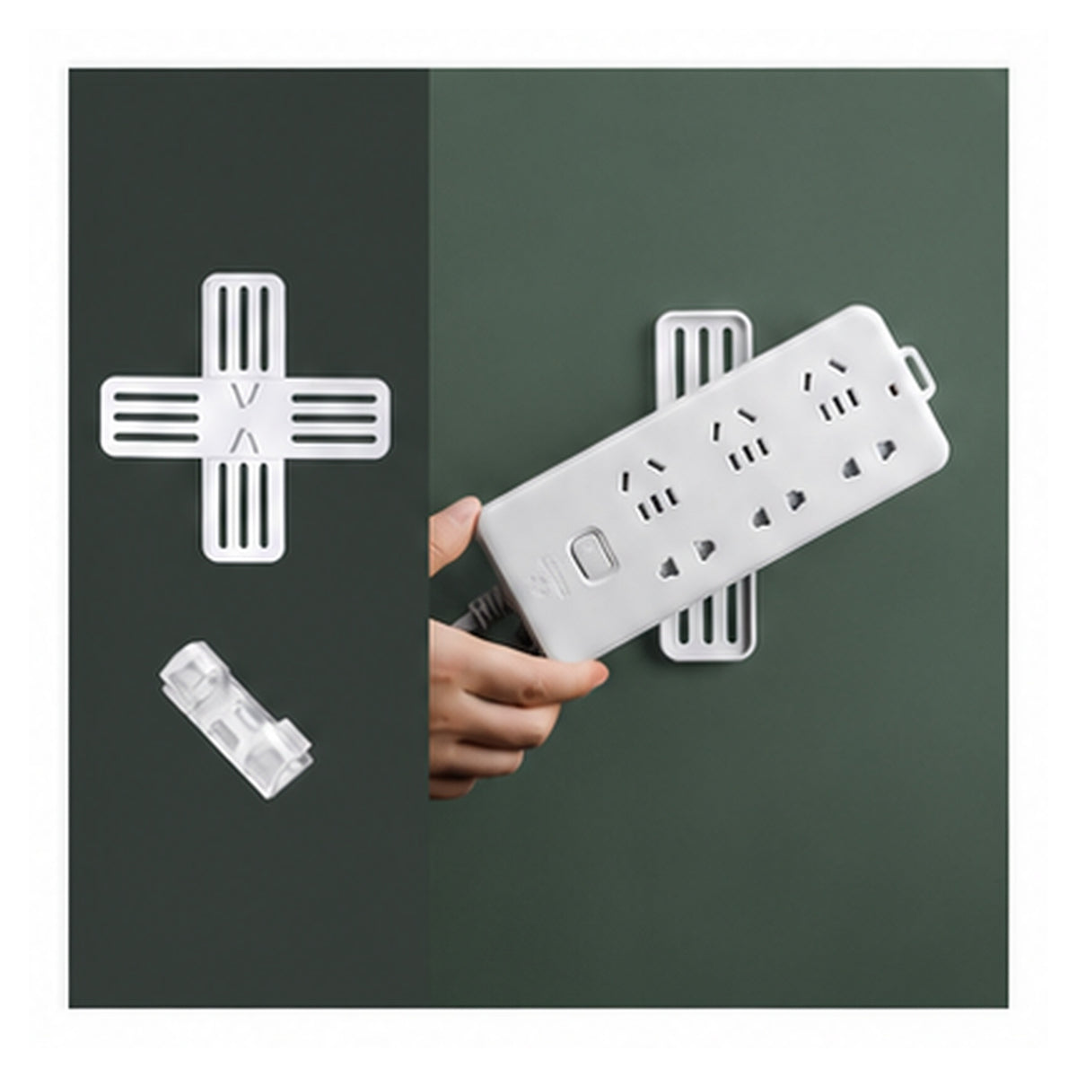 HomeWorker PivotDock 360° 旋轉拖板固定座－360°旋轉款＋1+理線夾小號一盒（20枚）