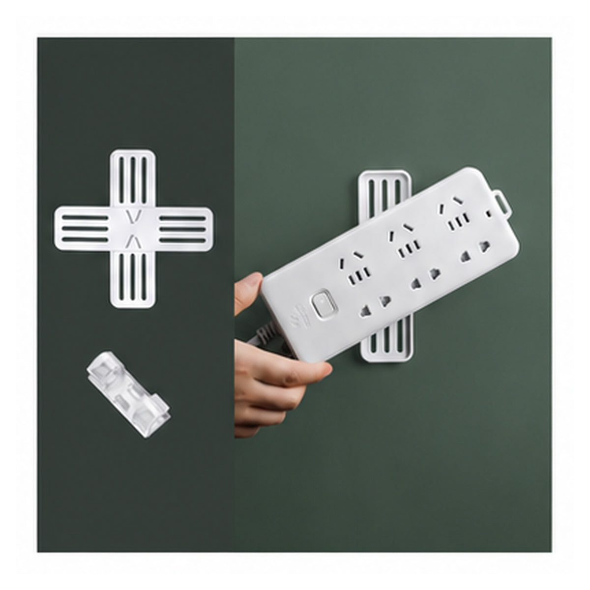 HomeWorker PivotDock 360° 旋轉拖板固定座－360°旋轉款＋2+理線夾小號兩盒（40枚）