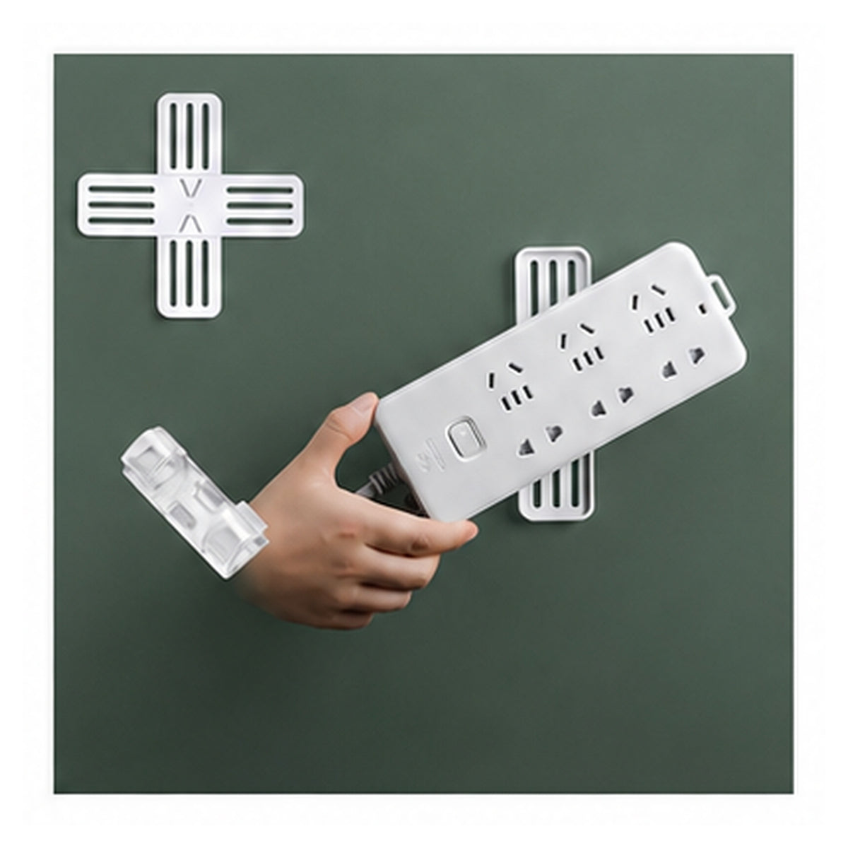 HomeWorker PivotDock 360° 旋轉拖板固定座－360°旋轉款＋3+理線夾大號三盒（48枚）