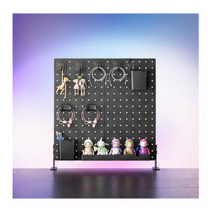 HomeWorker DeskGrid Vertical Desktop Pegboard — image 2