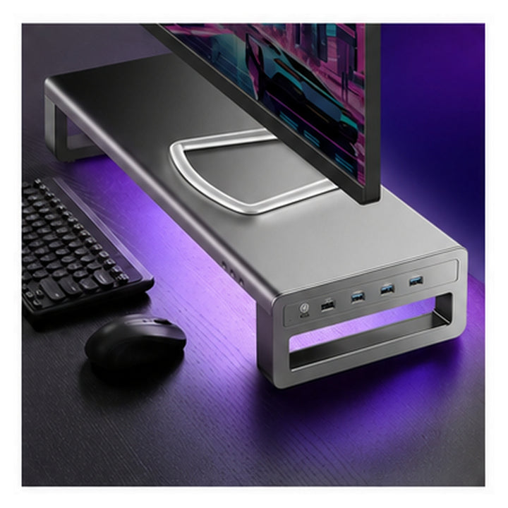 HomeWorker ElevateHub 54.5cm RGB 顯示器增高架