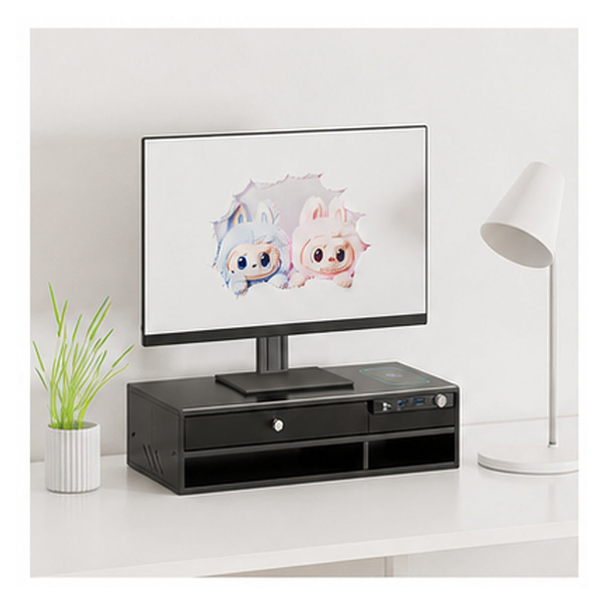 HomeWorker MetroBasic 40cm 金屬顯示器增高架 — image 1