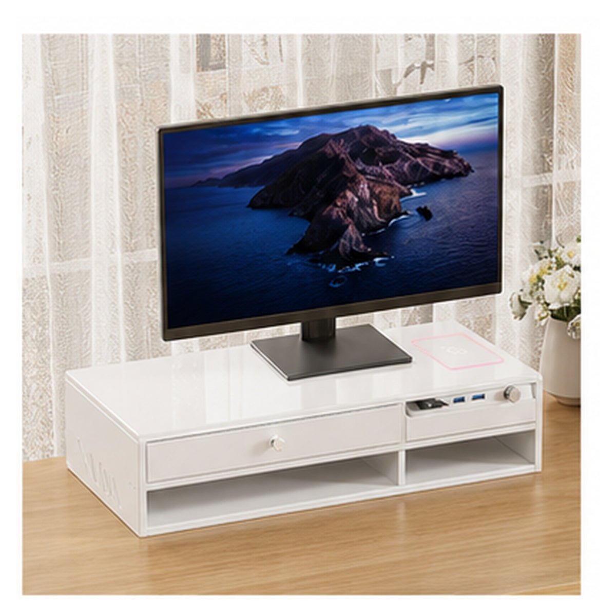 HomeWorker MetroDrawer 60cm Metal Drawer Monitor Stand — image 6