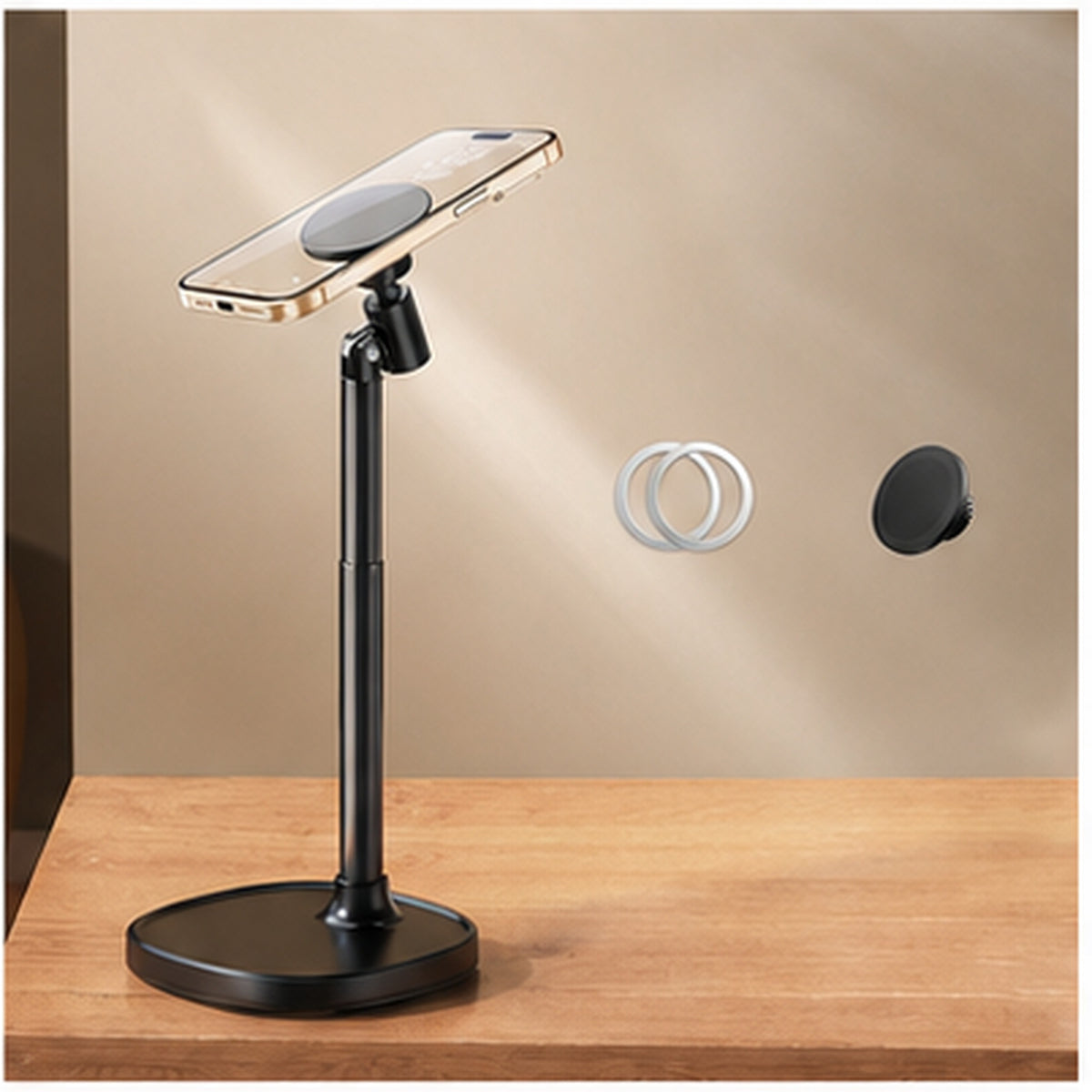 HomeWorker MagnaView Magnetic Extendable Desktop Phone Stand — image 1
