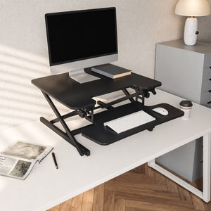 HomeWorker M2S 桌上升降工作台 680 × 590 mm — image 1