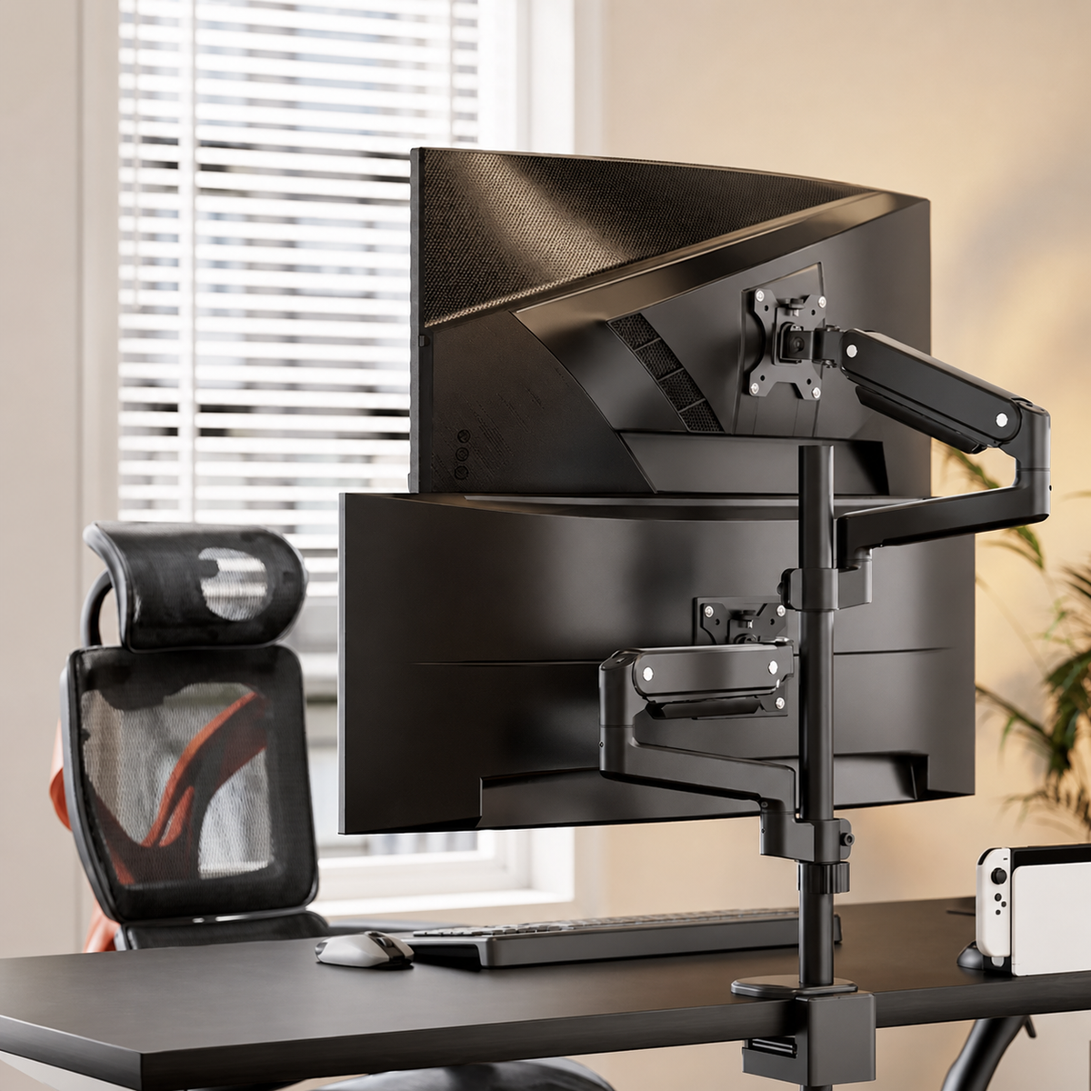 HomeWorker T8／T6｜上下雙屏及多屏顯示器支架 — image 1