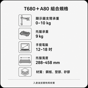 HomeWorker 顯示器支架＋手提電腦托盤組合 — image 4