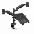 Dual Monitor and Laptop Tray Mount