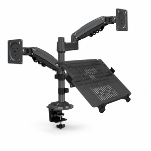 Dual Monitor and Laptop Tray Mount — image 1