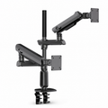 27–49 inch Heavy Duty Double Stack Monitor Mount