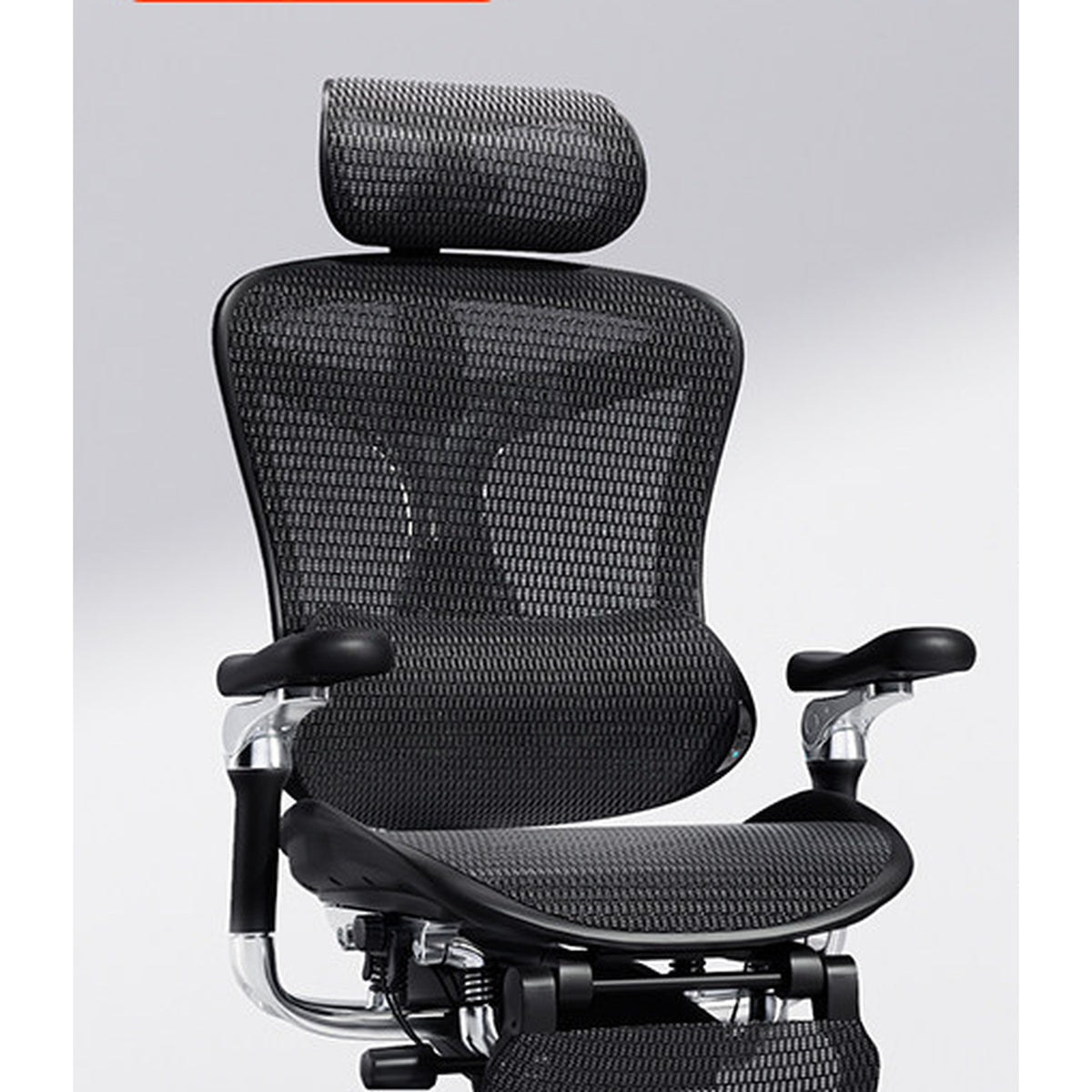西昊 C500／C500i 一代人體工學椅－C500i曜黑 腳踏 智能腰枕款
