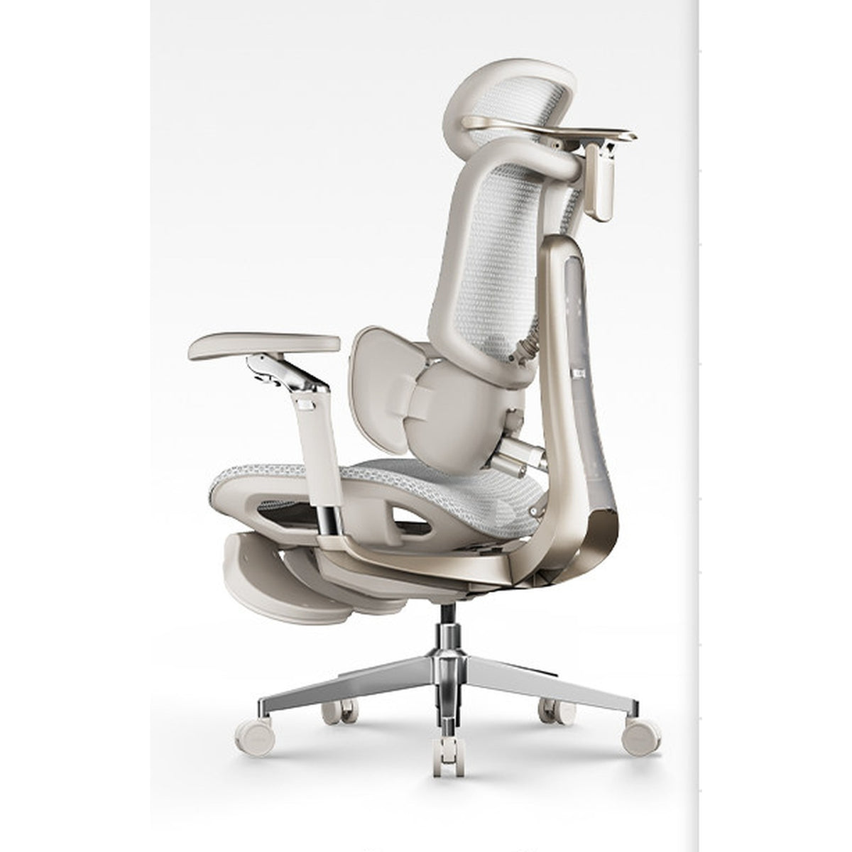 HomeWorker × 黑白調 E3 Ultra 5th Generation Smart Lumbar Support Ergonomic Chair — image 5