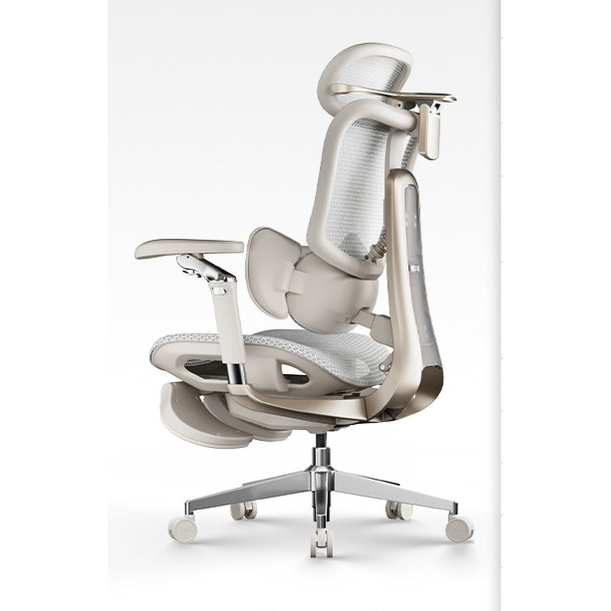HomeWorker × 黑白調 E3 Ultra 5th Generation Smart Lumbar Support Ergonomic Chair — image 7