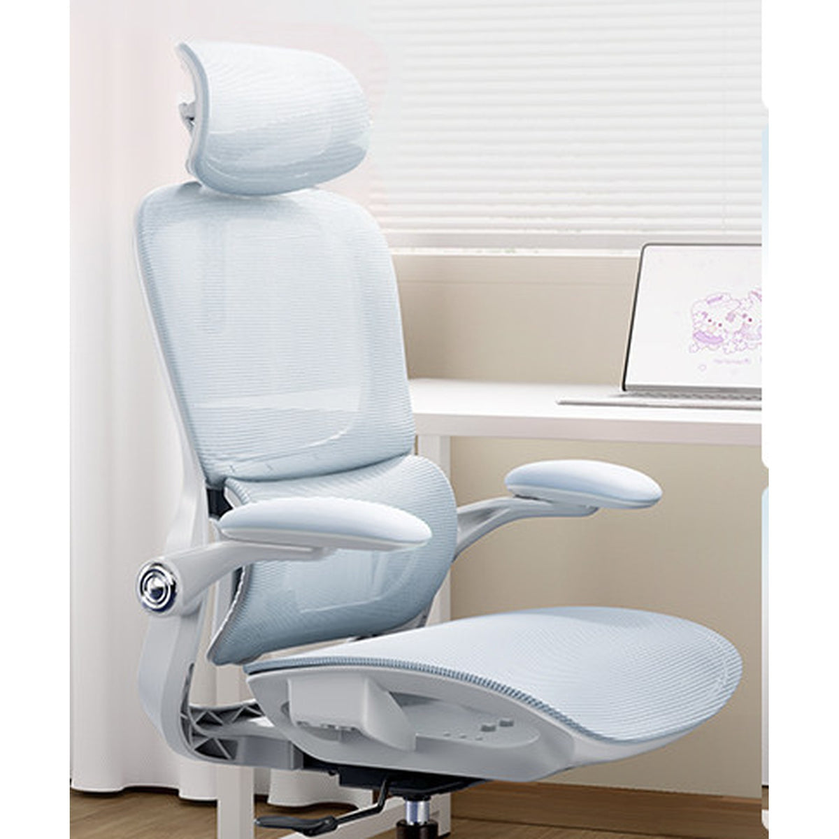 HomeWorker × Black & White Tune P2 Pro Second Generation Ergonomic Chair with Soft Colors — image 7