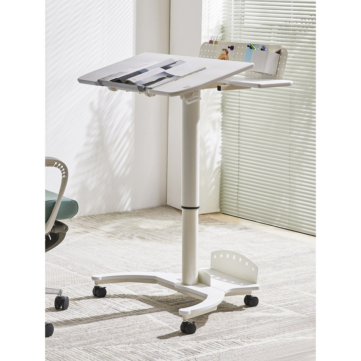 HomeWorker FlexMove 流動氣壓升降電腦工作台｜780 × 600 mm 可翻轉枱面 — image 1