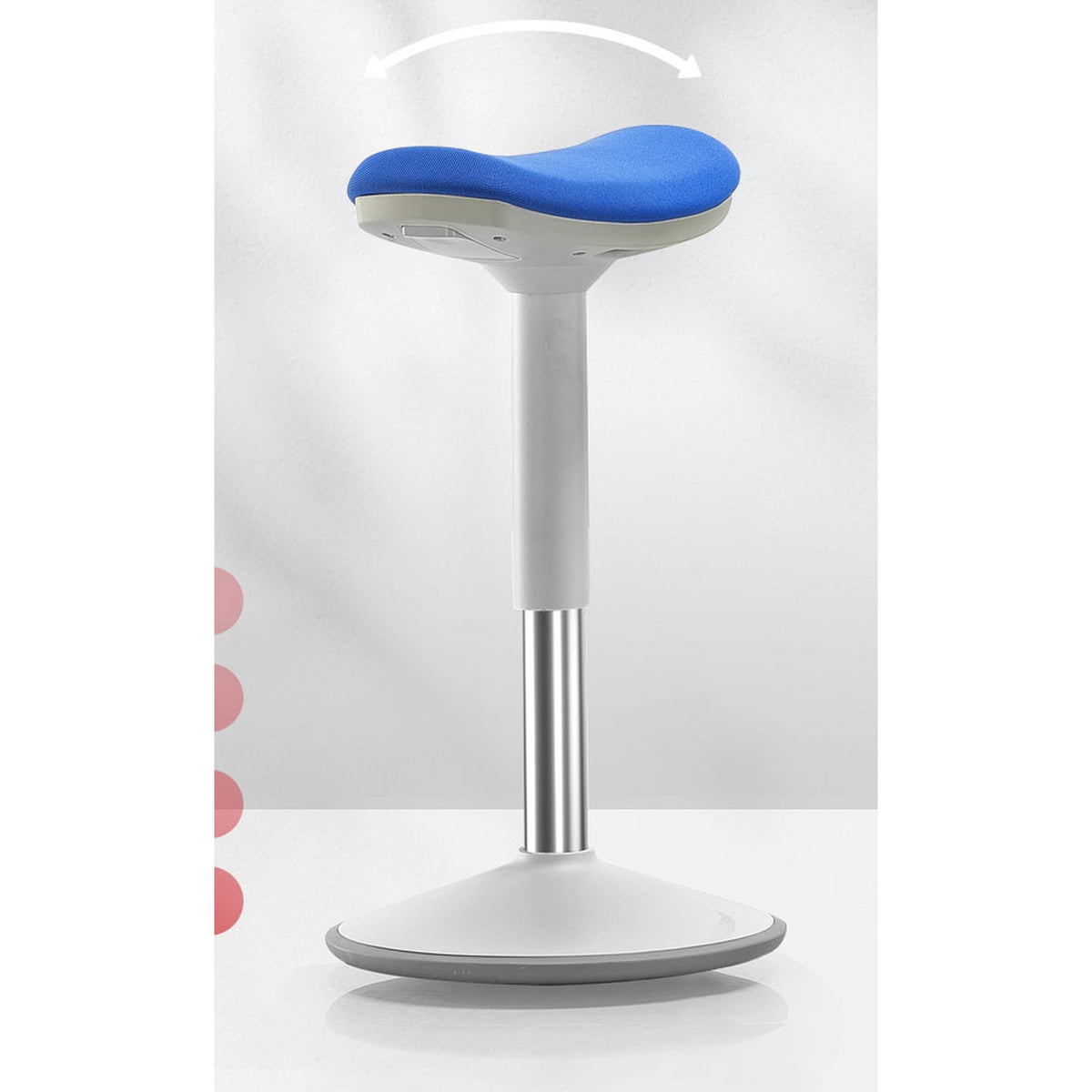 HomeWorker WobbleLift Standing Desk with Wobble Stool — image 3
